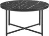 Couchtisch Uppvidinge 45x80cm Marmor / Schwarz [en. casa] Bild 4