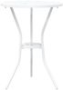 vidaXL Garten Bistro Set 3 pcs Weiß Aluminium 42002388 Bild 5