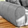 Bigsofa Geflechtstoff 310x135x86 grau MIRELLA Bild 5