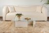 Dmora Wohnzimmertisch Kallias, Niedriger Wohnzimmertisch, Kaffeeregal, Couchtisch für Sofa, 105x65 h30 cm, Weiß Bild 5