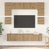 vidaXL TV-Schrankset Wandmontiert 8 pcs Artisan-Eiche Holzwerkstoff 3393335 Bild 1