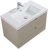 Badezimmer Badmöbel-Set Thermis 80 cm – Creme – Badezimmermöbel mit Waschbecken Bild 5