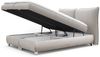 Boxspringbett Schlafzimmerbett VALENTIN 200x200cm Stoff Neve-Vega Beige Bild 3