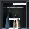 Umkleideschrank Spind IGOR - 6 Abteile, Etikettenhalter Lüftungsschlitze | Umkleidespind Schließfachschrank Garderobenspind, 185x90x45cm Anthrazit Bild 4
