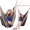 XXL Hängesessel Relaxsessel 185x130cm bis 150kg mit braunen Streifen Bild 4