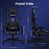 Homimaster Gaming Stuhl Ergonomisch mit verstellbaren Kissen Wippfunktion Bild 2