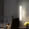 LED Wandleuchte, Chrom, Glas satiniert, L 38 cm Bild 2