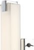LED Wandleuchte, Chrom, Glas satiniert, L 38 cm Bild 3
