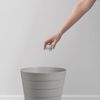 Zeller Papierkorb, Kunststoff, Ø 29x30 cm, 13,5 Liter, Grau Bild 2