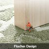 TUWENA Fußmatte Rutschfeste Fußmatte, Weich Badezimmerteppich Saugfähige, staubdicht, Badteppich Waschbar Badvorleger für Badezimmer, Dusche, Badewannen Bild 4
