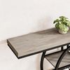 GarveeMore Konsolentisch Eingangs-Konsolentisch mit rundem Metallgestell 120 x 30 x 80 cm Bild 3