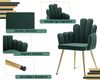 WAHSON OFFICE CHAIRS Esszimmerstuhl 2/4er Set, Samt Polsterstuhl Muschel Sessel Küchenstuhl für Wohnzimmer (2 St) Bild 2