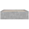 vidaXL Bettgestell Betongrau 120x190 cm 3203897 Bild 2