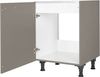 nobilia® Spülenschrank "Laser", Ausrichtung wählbar, vormontiert, in den Breiten 45 und 60 cm, mit höhenverstellbaren Sockelfüßen Bild 2