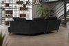 KAWOLA Sofa GARBO Designsofa Stoff schwarz rechts offen 92 x 158 x 280 cm Bild 2