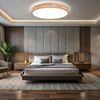 LED Deckenleuchte, Holzoptik, dimmbar, Fernbedienung, 60 cm Bild 2