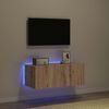 vidaXL TV-Wandschrank Artisan-Eiche 80 x 35 x 31 cm Holzwerkstoff 863106 Bild 5