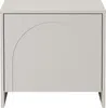 Vente-unique - NALYRA Bedside table Holz, Platte Beige - B 40 cm x H 50 cm x L 52 cm Bild 3