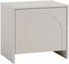 Vente-unique - NALYRA Bedside table Holz, Platte Beige - B 40 cm x H 50 cm x L 52 cm Bild 2