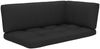 vidaXL 2-Sitzer-Palettensofa Schwarz Imprägniertes Kiefernholz 3066656 Bild 4