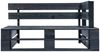 vidaXL 2-Sitzer-Palettensofa Schwarz Imprägniertes Kiefernholz 3066656 Bild 3