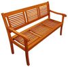 Gartenbank Akazie 150 cm 3-Sitzer Sitzbank CORUNA 59356800 Bild 4