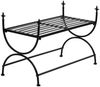 vidaXL Bank Vintage-Stil Metall 83 x 42 x 55 cm Schwarz 245940 Bild 2