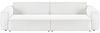 KAWOLA Sofa SAMU 3-Sitzer Feincord weiß 72 x 106 x 266 cm Bild 3