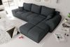 99rooms Antalya Ecksofa Cordstoff POSO Graphit Rechts mit Schlaffunktion Bild 2