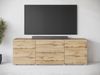 TV-Lowboard Doppo 180 (Farbe: Wotan, mit weißer LED Beleuchtung) Bild 2