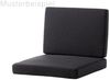 Sieger Lugo Rückenkissen wetterfestes Rückenkissen für Loungeset Lugo, Sunproof® Polypropylen Dunkelgrau, 61 x 8 x 42 Bild 2