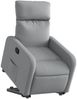 vidaXL Relaxsessel mit Aufstehhilfe Hellgrau Stoff 3206699 Bild 3