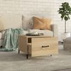 vidaXL Couchtische mit Metallbeinen 2 Stk. Sonoma-Eiche 50x50x40 cm 812733 Bild 3