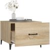vidaXL Couchtische mit Metallbeinen 2 Stk. Sonoma-Eiche 50x50x40 cm 812733 Bild 5