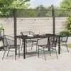 vidaXL Garten Essgruppe 5 pcs Schwarz Poly-Rattan 3380893 Bild 4