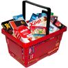 Supermarkt Korb gefüllt Bild 2