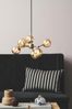 Halo Design No. 736560 LED Pendelleuchte ATOM by E. Patton Amber Messing 45cm Bild 3