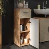 Midischrank Irma Goldkraft Eiche 30 x 81 cm Vicco Bild 4