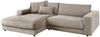 KAWOLA Sofa MADELINE Ecksofa Cord taupe Longchair links 85 x 190 x 270 cm Bild 5