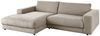 KAWOLA Sofa MADELINE Ecksofa Cord taupe Longchair links 85 x 190 x 270 cm Bild 2