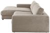 KAWOLA Sofa MADELINE Ecksofa Cord taupe Longchair links 85 x 190 x 270 cm Bild 3