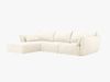 Micadoni Ecksofa Kaelle 4-Sitzer Links Chenille Over The Horizon Helles Beige Bild 2