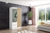 ALTDECOR Drehtürenschrank NERA (Kleiderschrank Garderobenschrank mit viel Stauraum, Moderner Schrank) Vielseitiger Drehtürenschrank mit Flügeltüren Schubladen Lamellen Bild 5