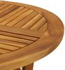 vidaXL Gartentisch Ø 85 cm Massivholz Akazie 363302 Bild 5