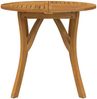 vidaXL Gartentisch Ø 85 cm Massivholz Akazie 363302 Bild 3