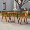 vidaXL Gartentisch Ø 85 cm Massivholz Akazie 363302 Bild 1