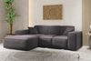 Kaiser Möbel Ecksofa Eckcouch SIENA L-Form, Stoff Poso/Salvador/Maloy/Artico/Velo, Einzelsofa, Bequem, originelles Design, praktisch, viele Farben Bild 5