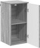 vidaXL Badezimmerschrank Wandmontiert Graues Sonoma 30 x 31,5 x 61 cm 883350 Bild 5