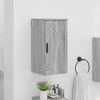 vidaXL Badezimmerschrank Wandmontiert Graues Sonoma 30 x 31,5 x 61 cm 883350 Bild 4