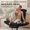 Dowinx Drehstuhl Bürostuhl mit Schwenkbaren Armlehnen (Packung), Schreibtischstuhl mit Taschenfederkern-Sitz und Fußstütze Bild 2